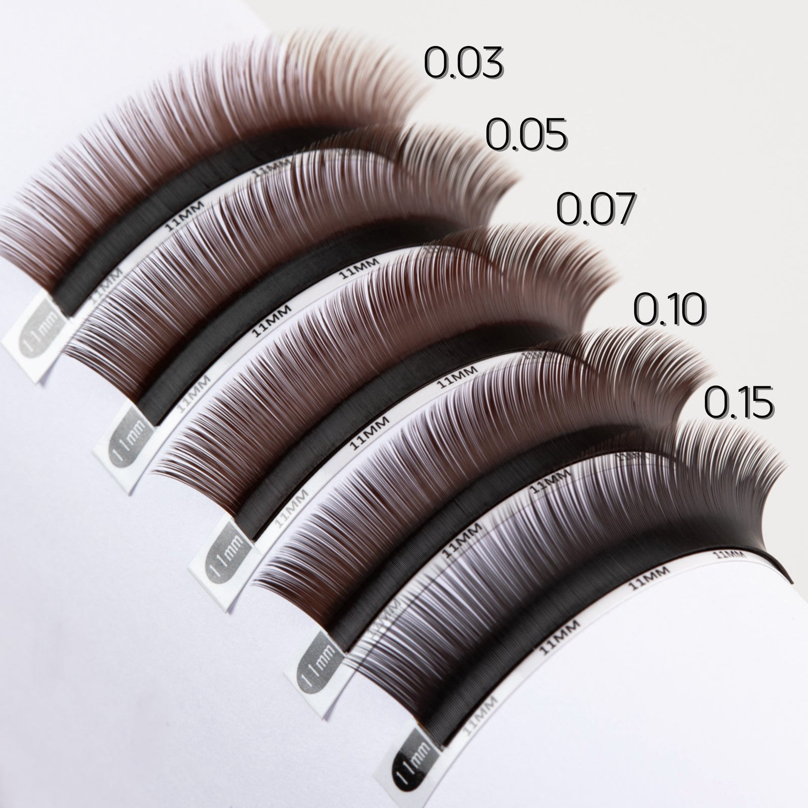 Black Brown Lashes - Ristretto Collection 0.07 Singles