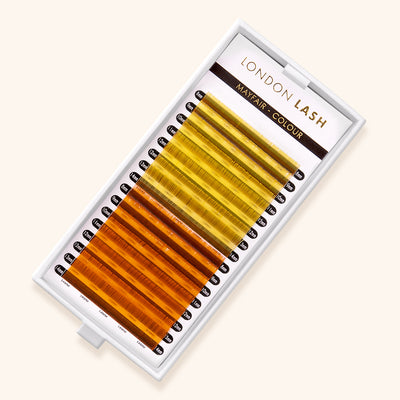 Yellow / Orange Mayfair Coloured Lashes