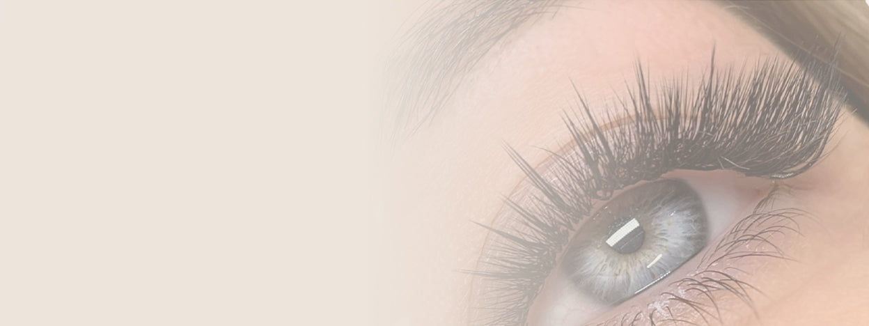 Banner of Eyelash Extensions on a Client