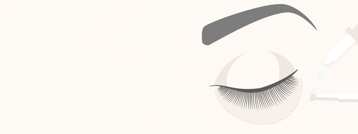 Infographic of Lash Extensions Pretreatment Banner for Blog
