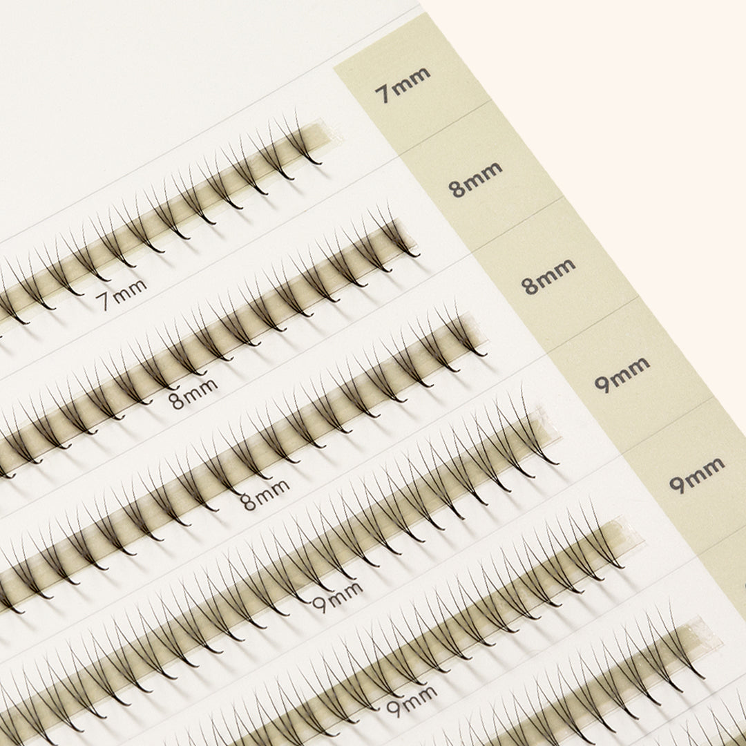 Narrow Premade/Promade Fans 3D 0.07 1000 fans - Mixed Lengths
