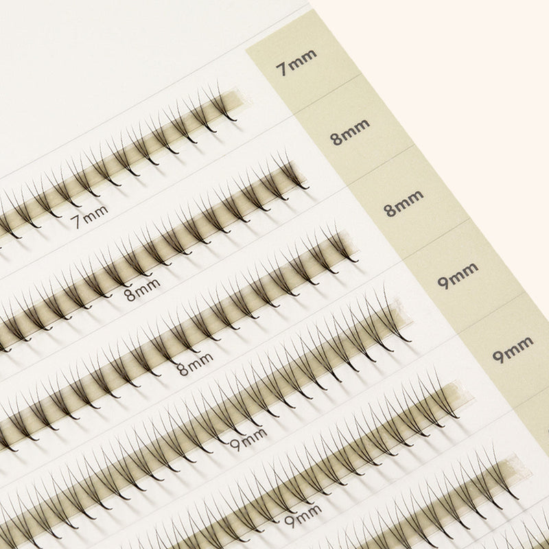 Narrow Premade/Promade Fans 3D 0.07 1000 fans - Mixed Lengths