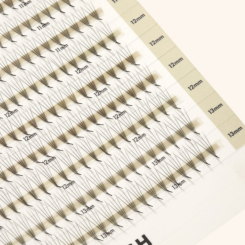 Narrow Premade/Promade Fans 4D 0.07 600 fans - Mixed Lengths