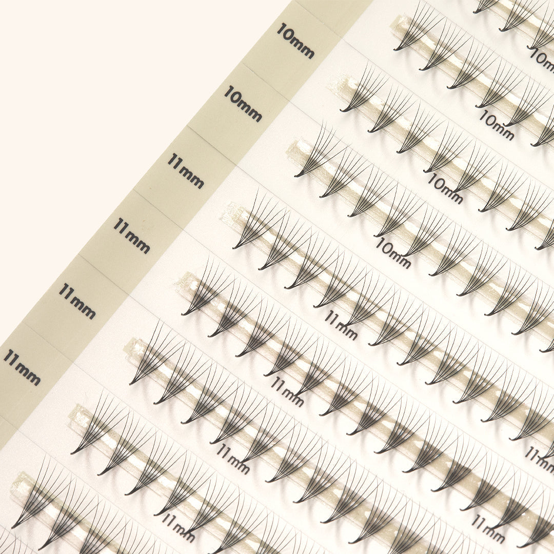 Narrow Premade/Promade Fans 6D 0.06 600 fans - Mixed Lengths