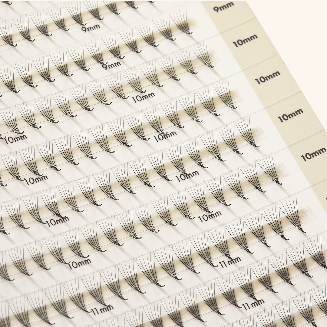 Narrow Premade/Promade Fans 6D 0.06 600 fans - Mixed Lengths