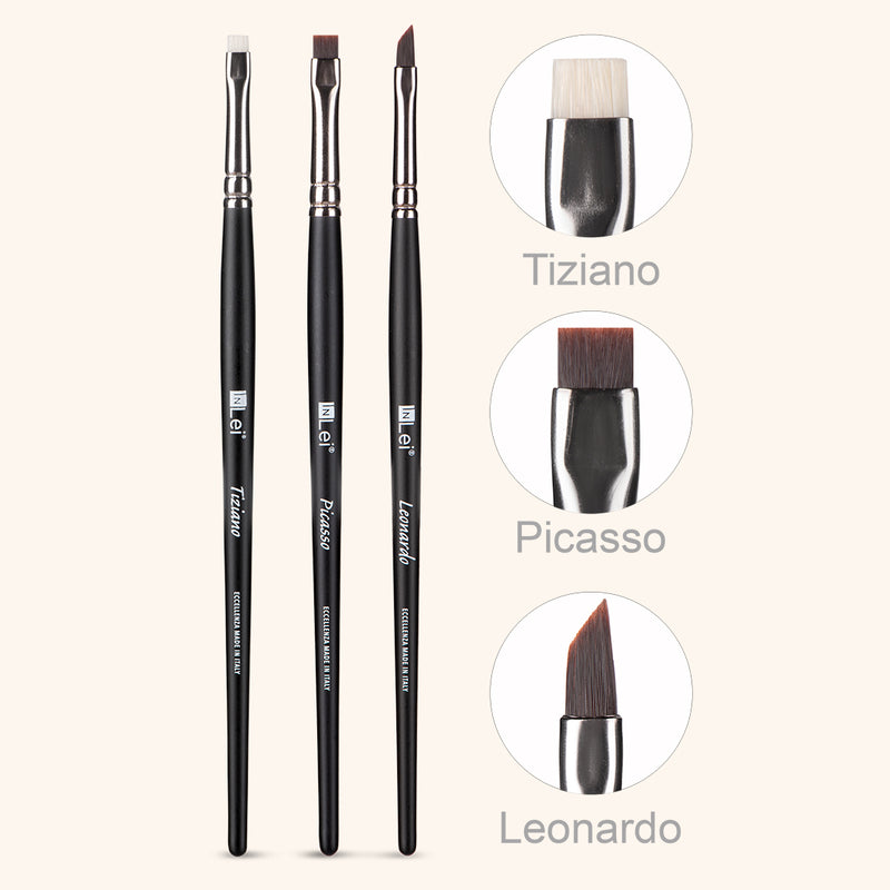 InLei "Lash Collection" Set of Professional Brushes