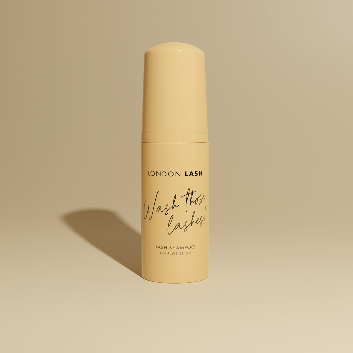 London Lash Foam Cleanser Bottle