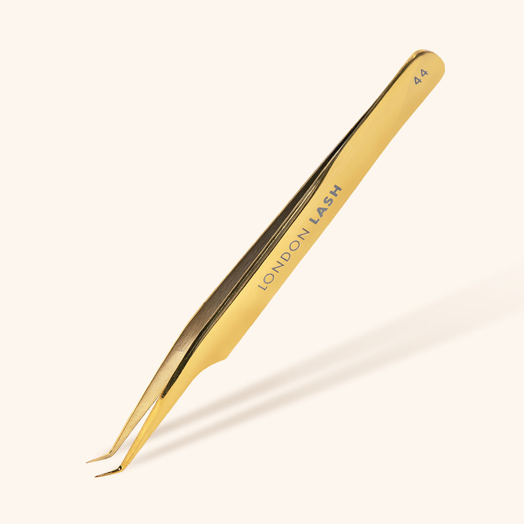 Long Slim Mega Volume Tweezers in Gold