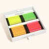 Orange, Yellow, Green, Pink Volume Faux Mink Neon Lash Extensions