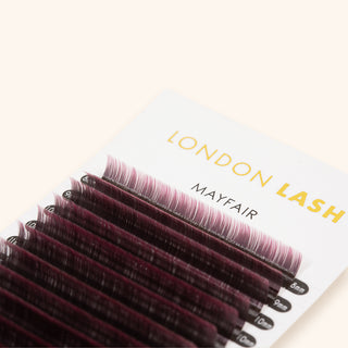 Pink Two-Tone Ombre Lashes 0.07 - C / 0.07 / Mix (8-14)