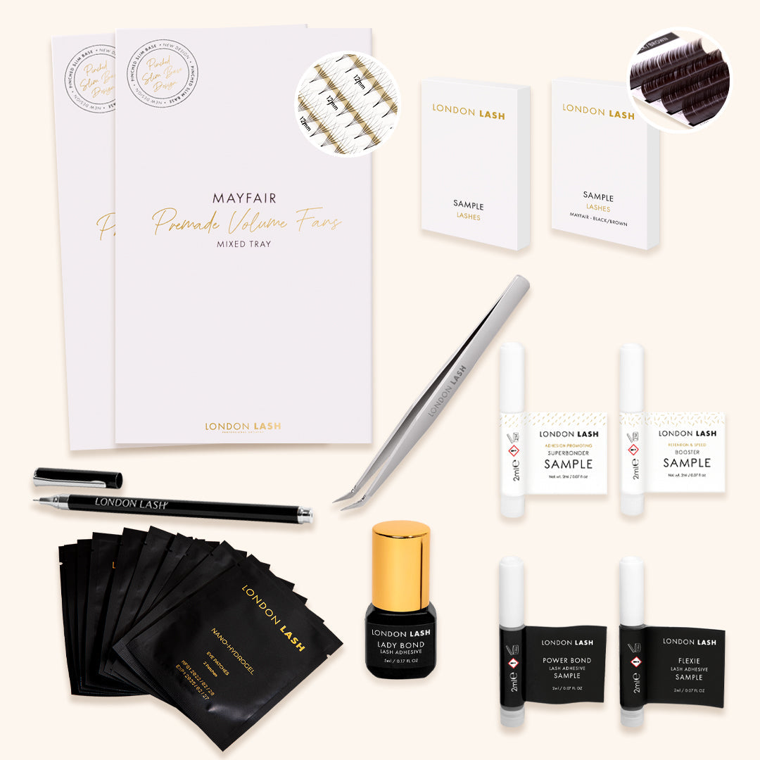 Starter Kit for Speedy Volume (pre-made fans) lash training course