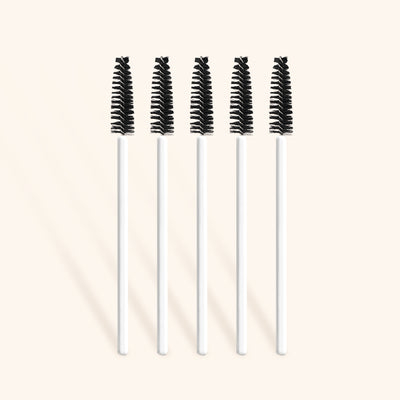 Disposable Mascara Wands in White