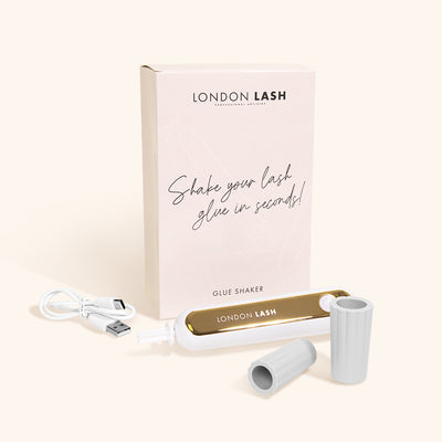 London Lash Glue Shaker with Accessories and Packaging