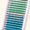 Mint Green / Ocean Blue Mayfair Coloured Lashes