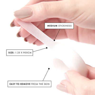 Lash Tech Using Perforated Transparent Medical Tape