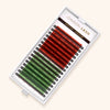 Box of Red Brown / Green Mayfair Lashes