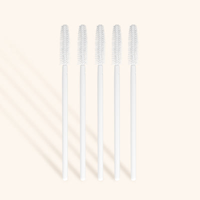 Silicone Mascara Wands in White