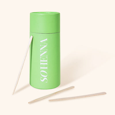 So Henna Wooden Sticks with Cylindrical Container