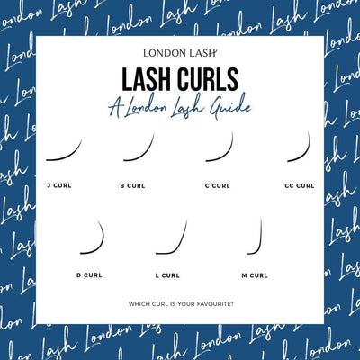 Infographic of Silver / Light Blue Mayfair Lash Curls